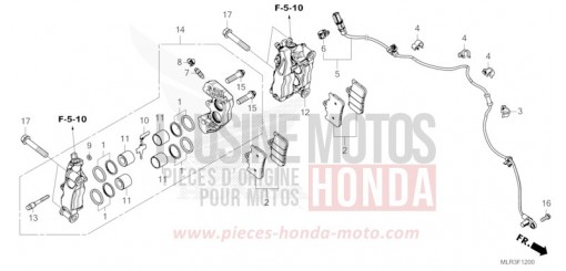 ETRIER DE FREIN AVANT CBR500RACT de 2026